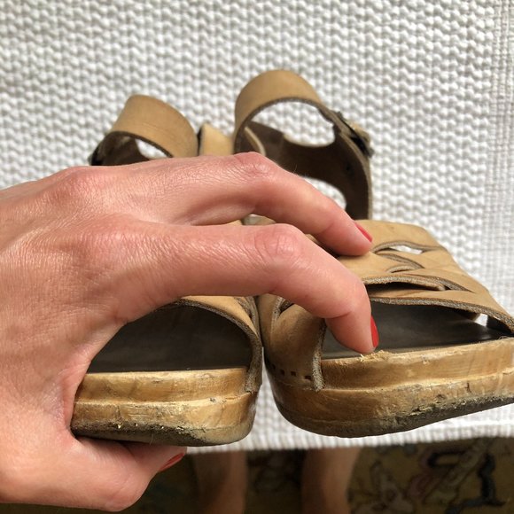 No. 6 Huarache High Heel Clog Sandal - Picture 6 of 6